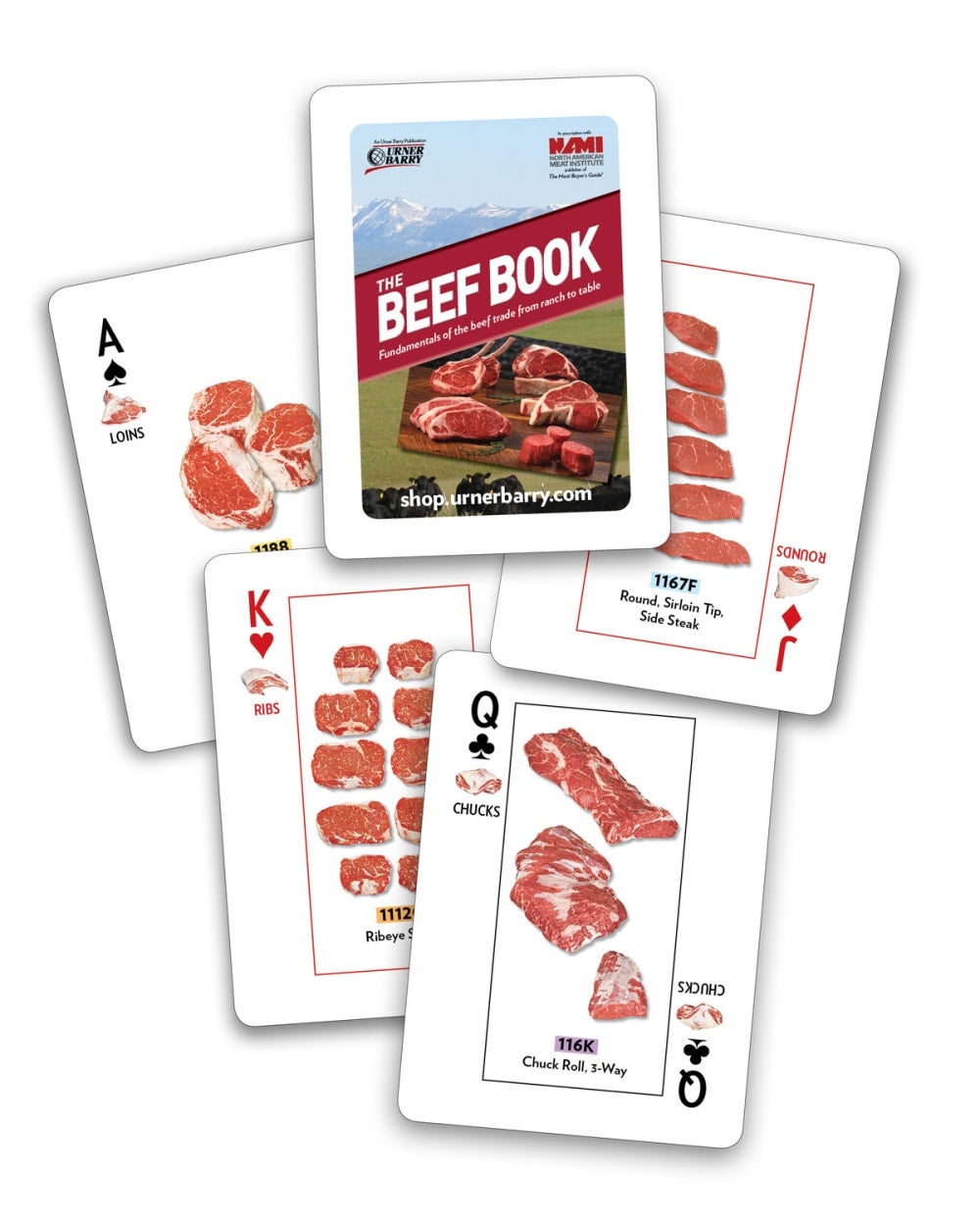 The Beef Book Playing Cards UB Shop